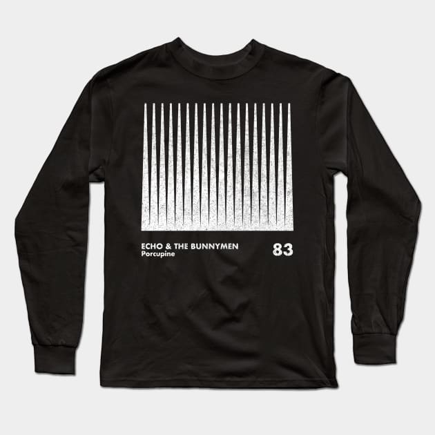 Porcupine / Echo & The Bunnymen / Minimal Graphic Artwork Long Sleeve T-Shirt by saudade